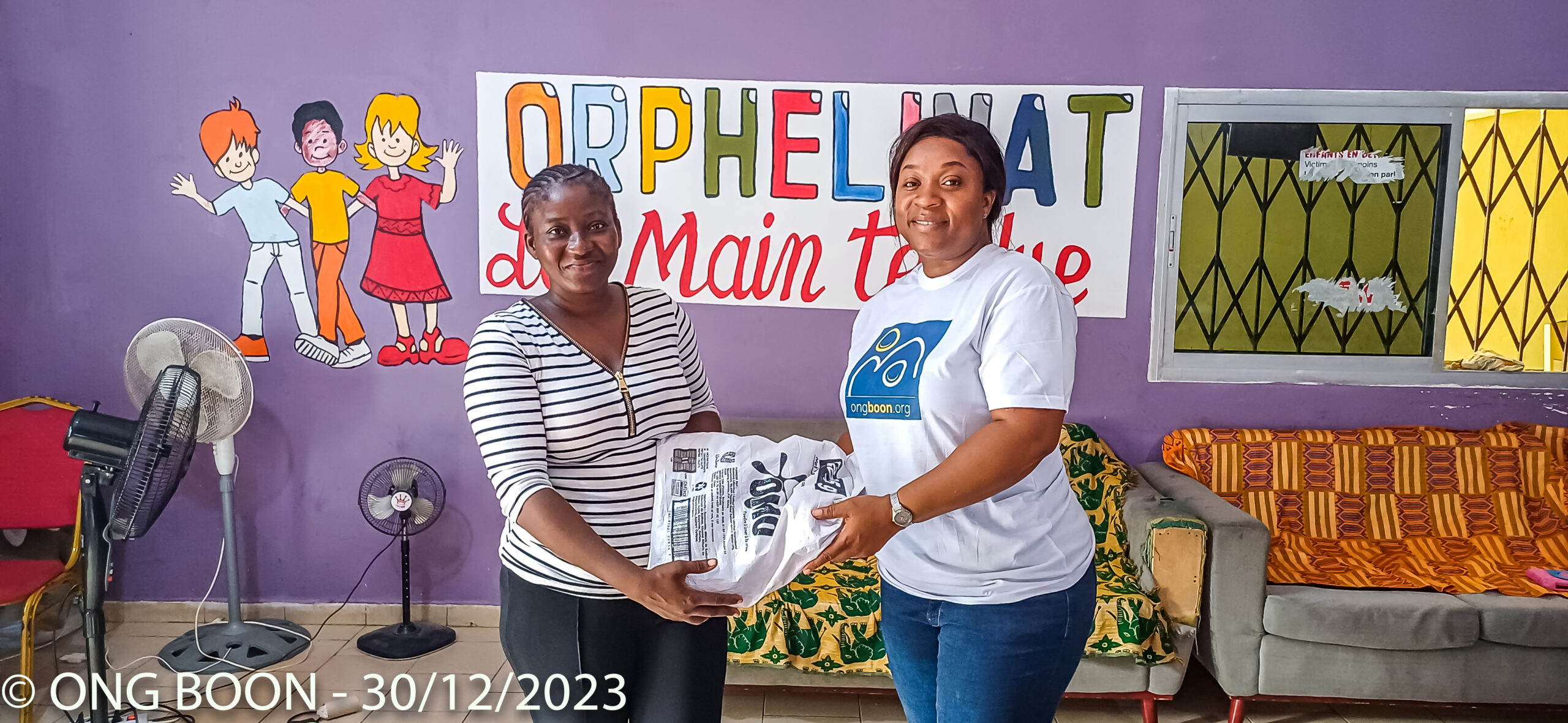 Remise des dons
